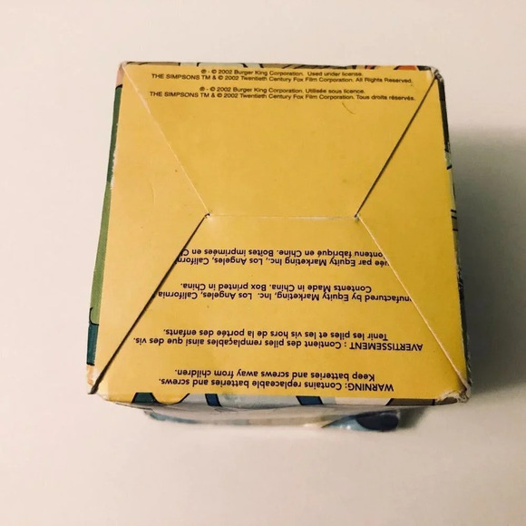 The Simpsons Homer Simpson Talking Watch Burger 2002 Burger King Needs Batteries - Picture 9 of 13